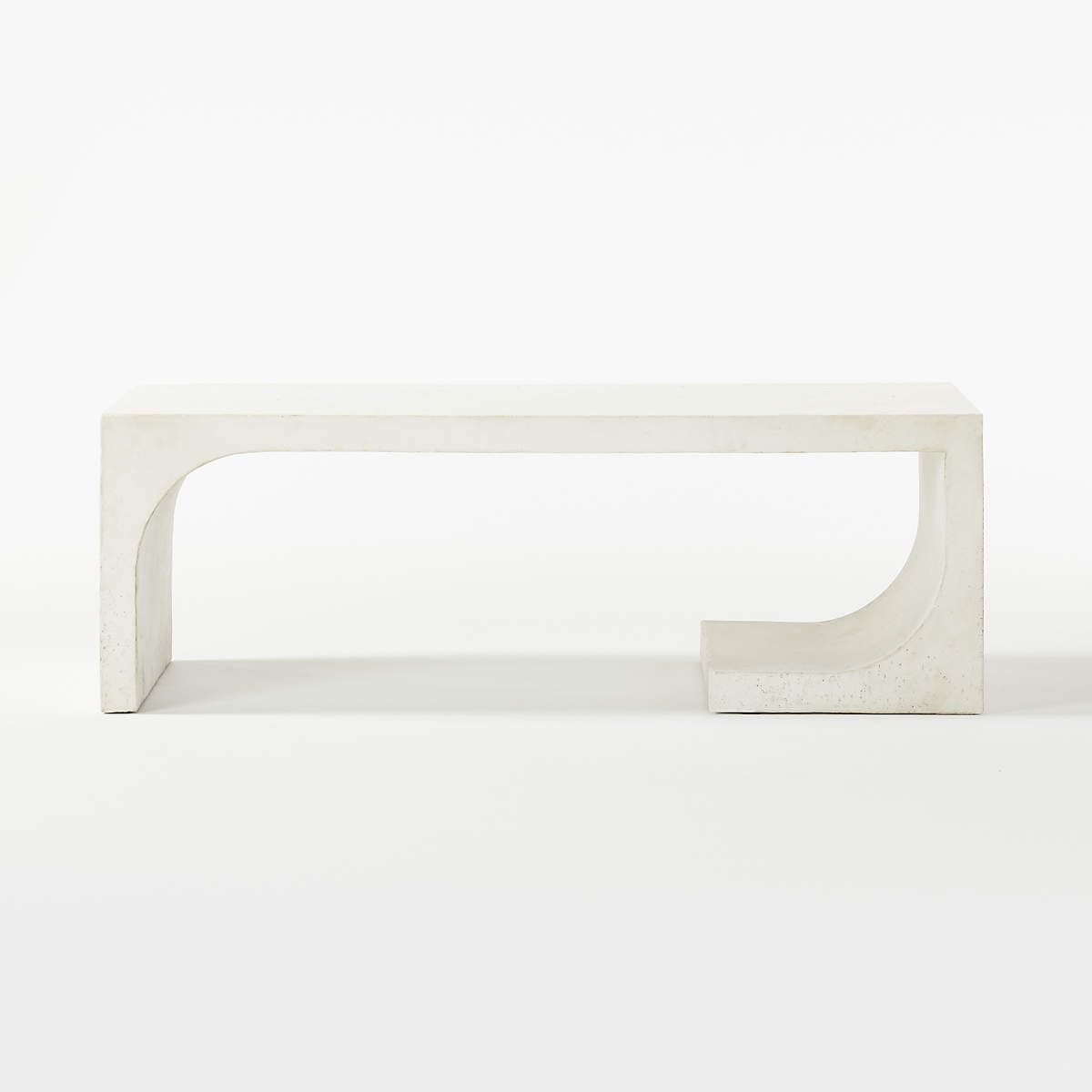 Slope Cement Coffee Table + Reviews | CB2 | CB2
