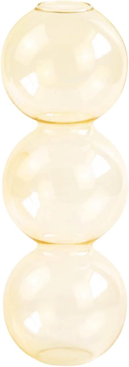 Clear Glass Bubble Hydroponic Vase, Modern Flower Vase 3/4 Ball Bud Vase Centerpiece Glass Vase, ... | Amazon (US)