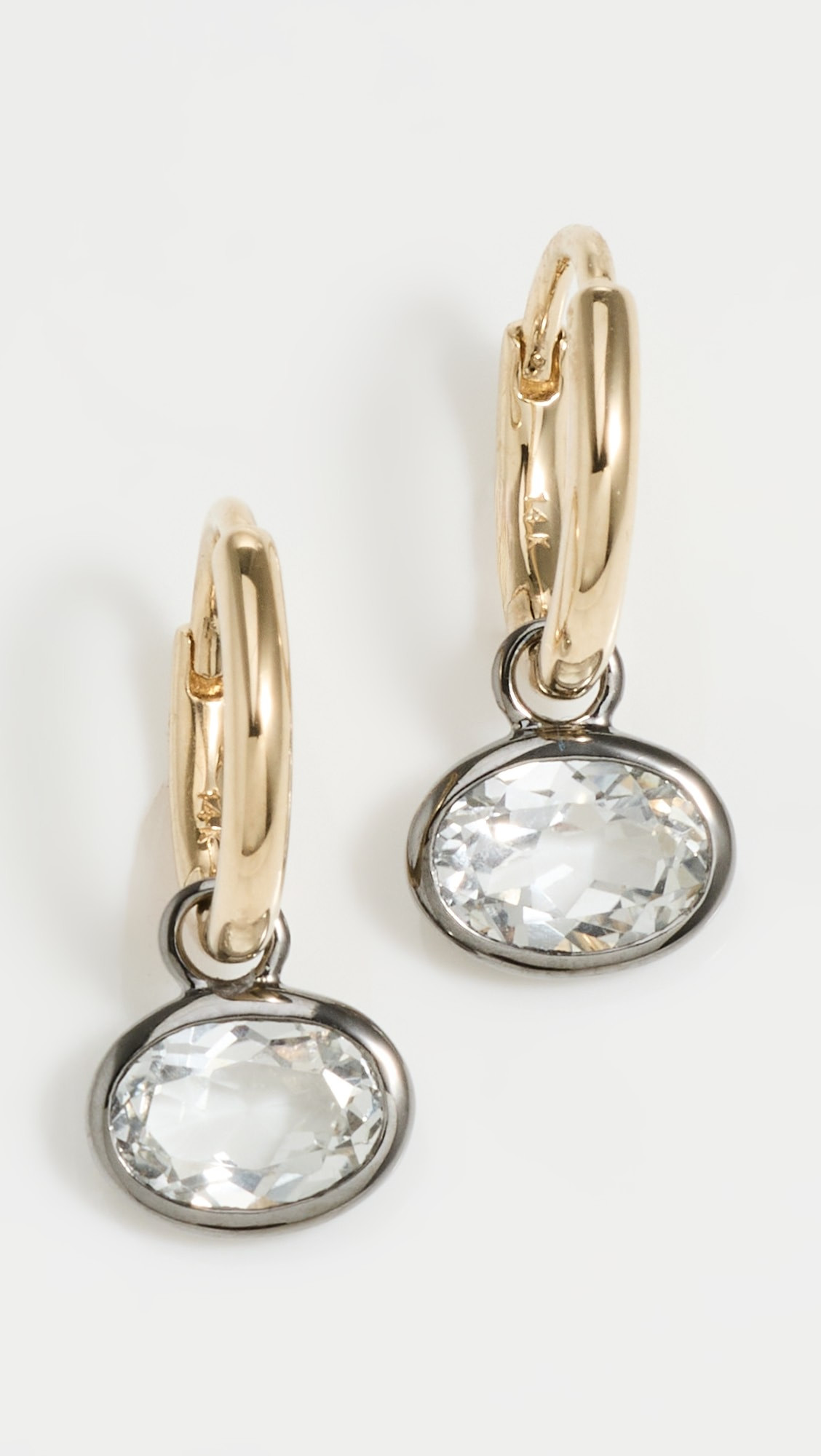 14k The Orbit Hoops | Shopbop