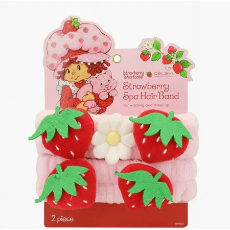 CELAVI STRAWBERRY SHORTCAKE 2PC SPA HAIR BAND SET (2 UNITS) | Walmart (US)