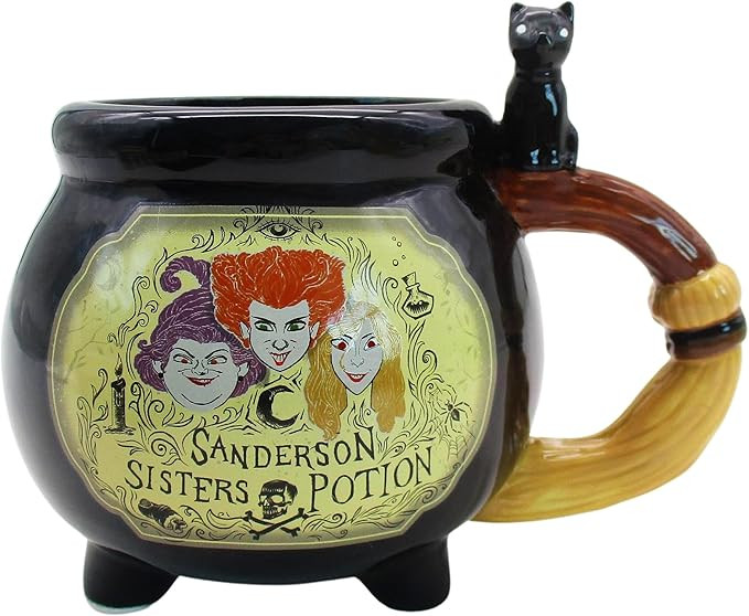Silver Buffalo Hocus Pocus Sisters Potion Label Boxed Ceramic 3D Sculpted Mug, 20 Ounces | Amazon (US)