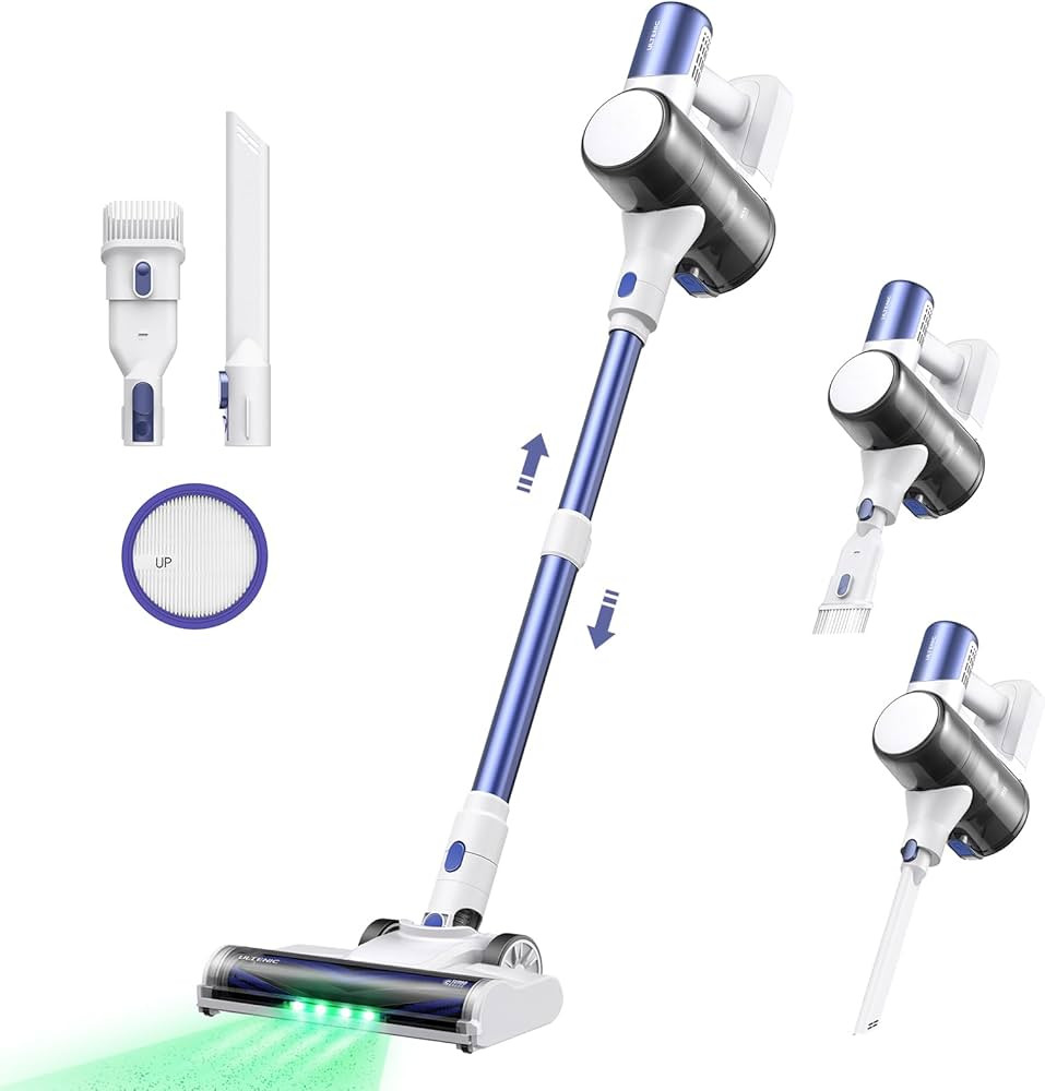 Ultenic U10 Ultra Cordless Stick Vacuum Cleaner, 450W Motor, 30KPa Suction, Long Battery Life, An... | Amazon (US)