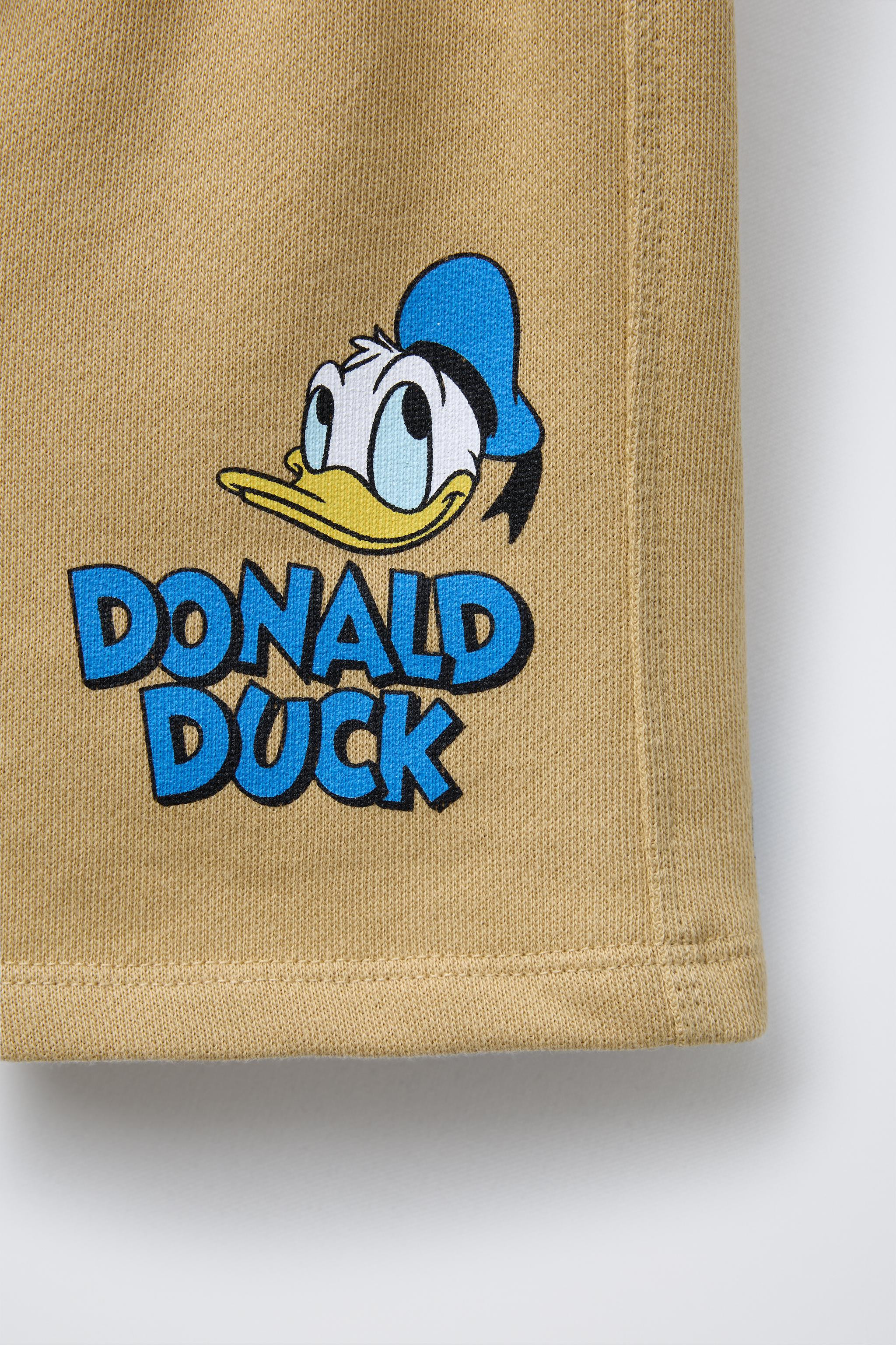 DONALD DUCK © DISNEY PRINTED FLEECE SHORTS | Zara US