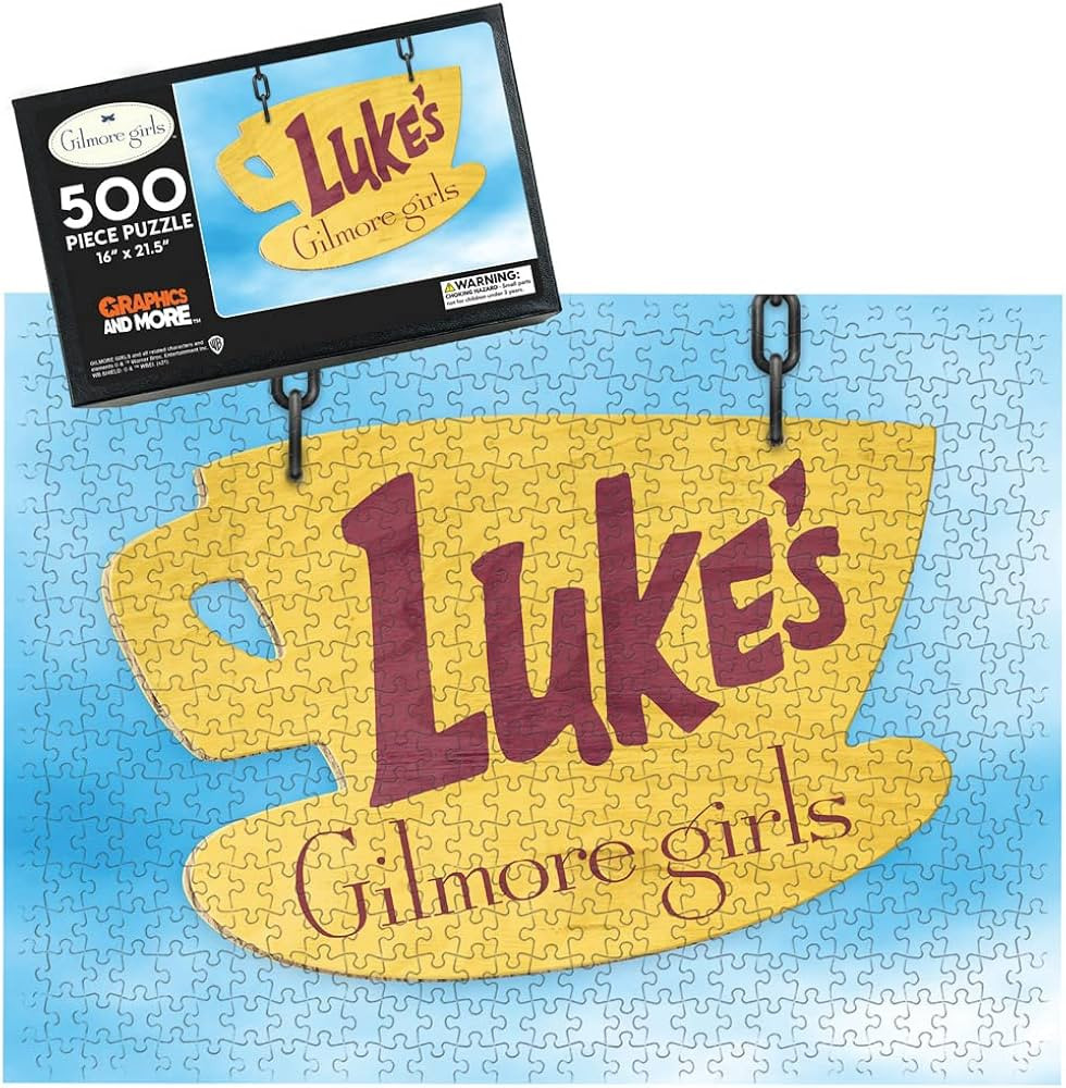 Gilmore Girls Luke'S Diner Sign 500 Piece Jigsaw Puzzle for Adults, 16" L X 21.5" W | Amazon (US)
