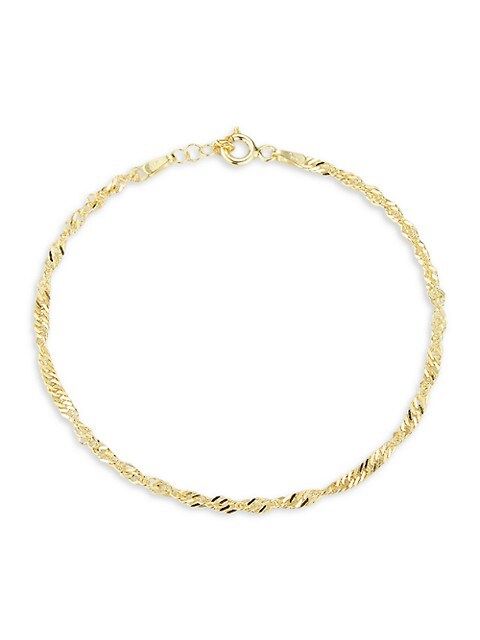 18K Gold Vermeil Singapore Chain Bracelet | Saks Fifth Avenue OFF 5TH