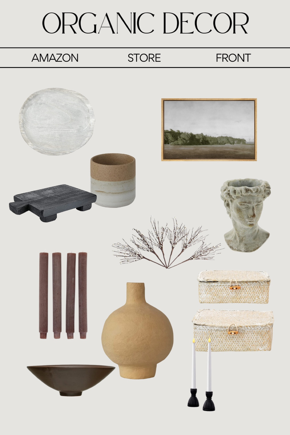 amazon storefront organic decor 

#LTKunder50 #LTKhome