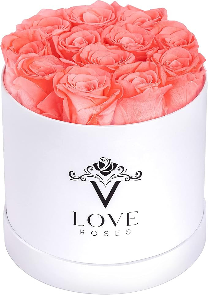 VLove® Forever Preserved Roses in a Box | Real Roses That Last Over A Year | Gift Ready Long Las... | Amazon (US)