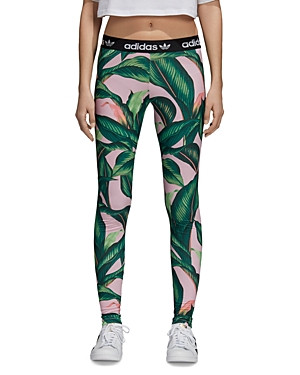 adidas Originals Palm-Print Leggings | Bloomingdale's (US)