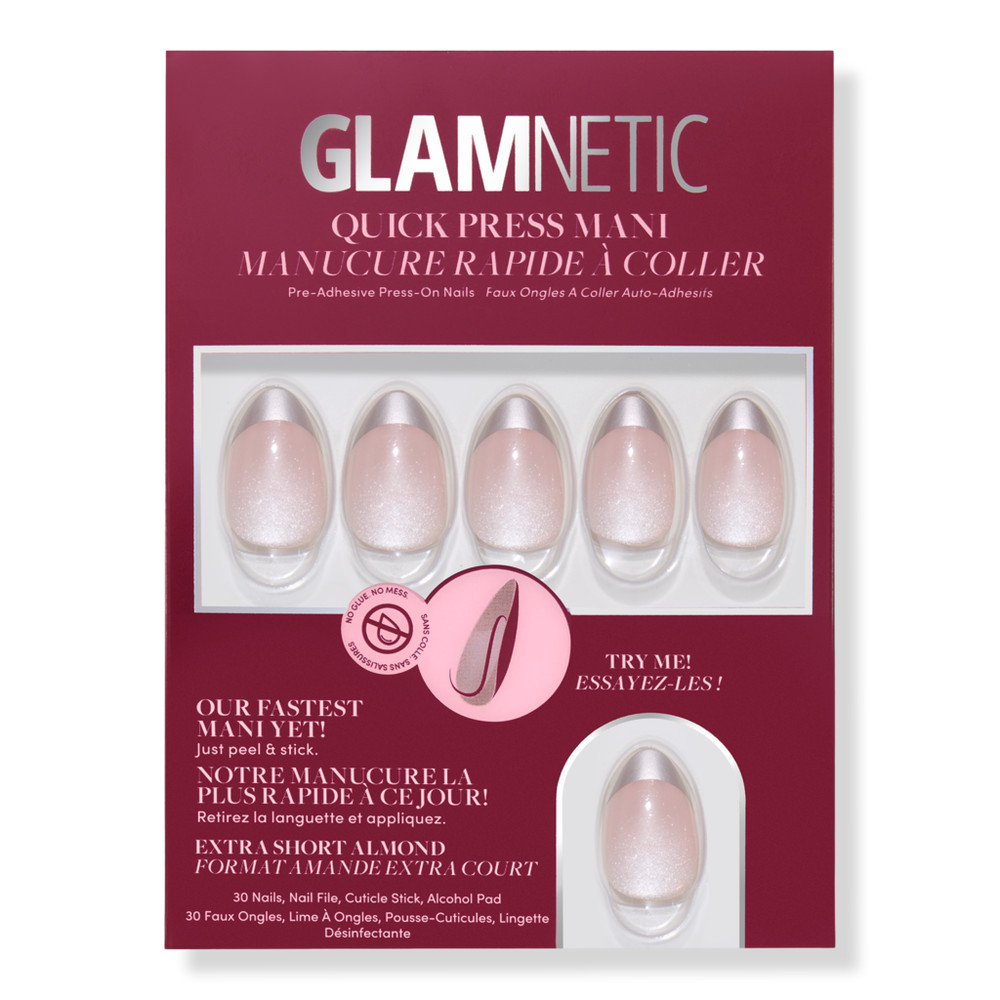 Glamnetic Quick Press Mani - Velvet Chrome | Ulta