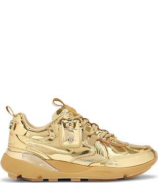 Metallic Patent Leather Tag Logo Ornament Lace Up Kurt Runner Sneakers | Dillard's