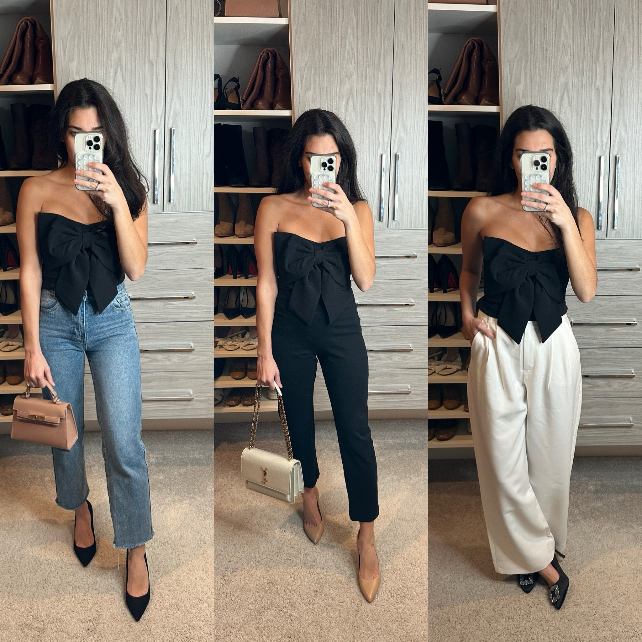 Bow top from revolve / date night top /wedding guest / girls night 

#LTKparties #LTKstyletip