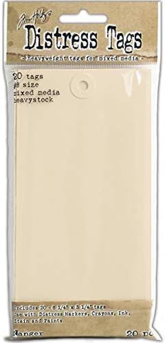 Ranger Mixed Media Tags, Beige, Pack of 20 (TDA53828) | Amazon (US)