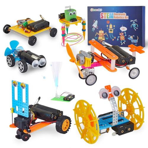 Gleamkid 7-in-1 STEM Toy Kit for Kids Ages 8-12, Educational Science Kits for Kids, Electronic Science Experiments STEM Projects Activities DIY Engineering Building Kit Birthday Gifts for Boys & Girls | Amazon (US)