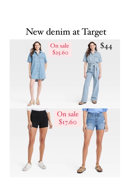 New denim at Target
Denim jumpsuit
Denim shirtdress


#LTKsalealert #LTKover40 #LTKSeasonal