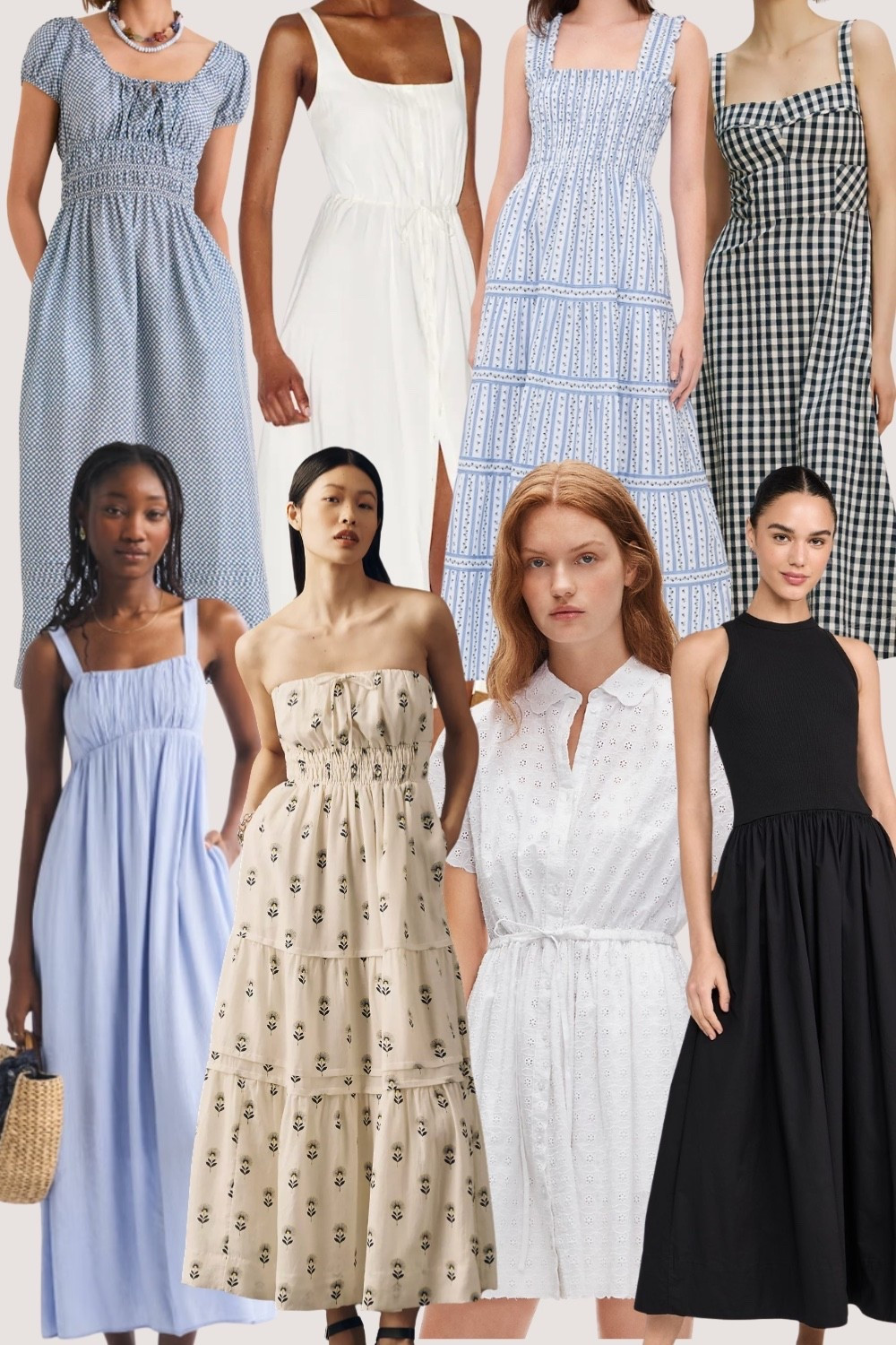 Summer Dresses
The dresses I'm reaching for all summer — farmers market, brunch, everywhere in between.

JCrew dress, Anthropologie dress, Abercrombie dress, Tuckernuck dress, midi dress, mini dress, sundress

summer dresses women | sundress outfit | midi dress women | farmers market outfit | brunch outfit | day dress | casual summer dress | JCrew dress | Anthropologie dress | Abercrombie dress | Tuckernuck dress | summer 2026 fashion | vacation dress | weekend outfit women