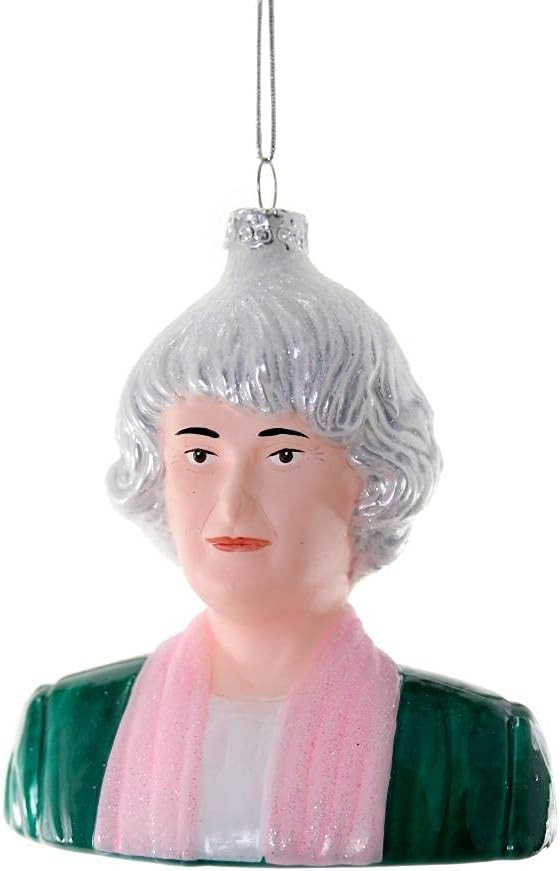 Cody Foster Golden Girls Dorothy TV Show Bust Glass Christmas Ornament,Multi | Amazon (US)