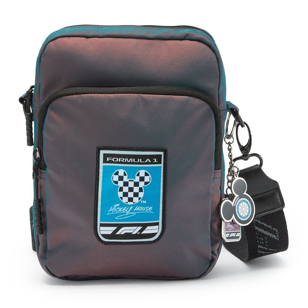 Disney x Formula 1\u00ae Velocity Mickey Mouse Crossbody Bag with Charms | Disney Store