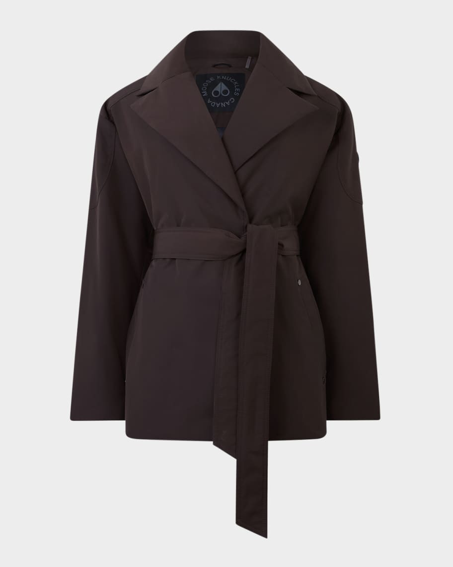 Moose Knuckles Lonsdale Short Wrap Jacket | Neiman Marcus