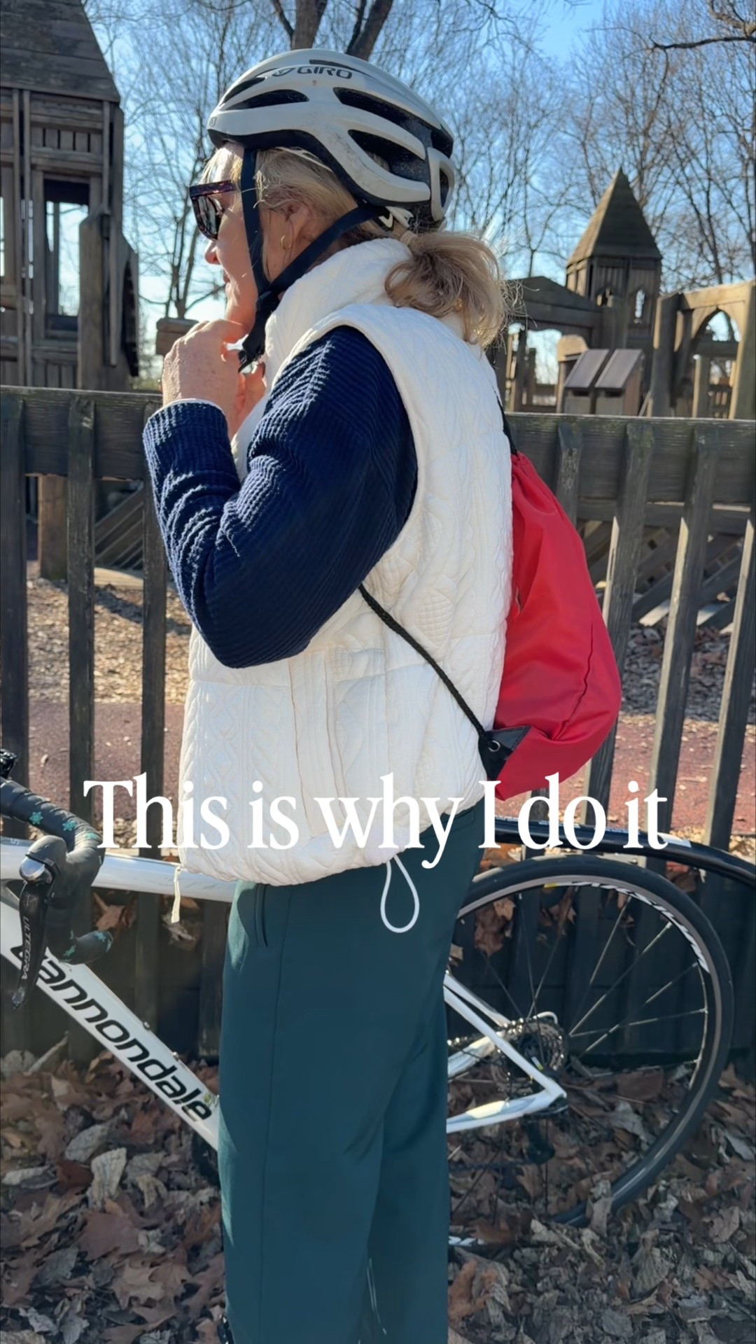 @athleta endless pants size 8 petite 
Vest size medium petite 
Waffle collared Henley medium
Striped tshirt size medium 
Hokas tts 

Active day with the grand kids! 

#LTKActive #LTKPetite #LTKOver40

#LTKfitnessgoals