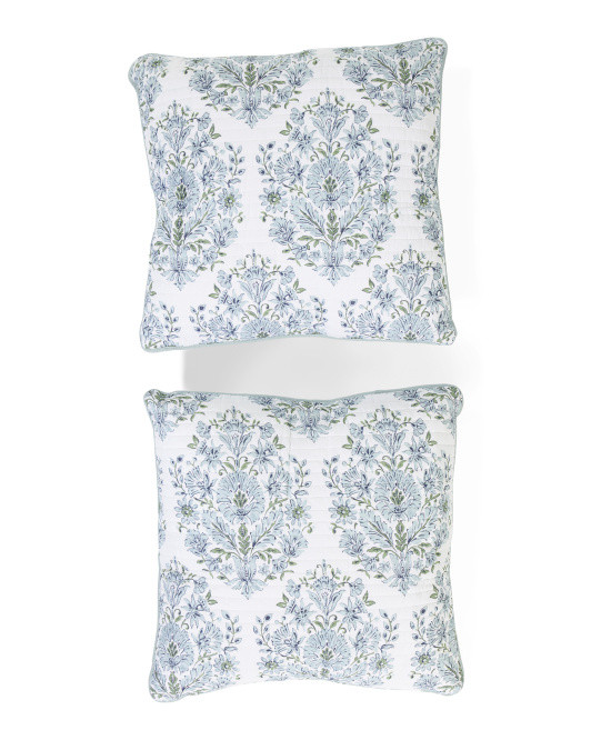 26x26 Set Of 2 Reversible Euro Pillows | TJ Maxx