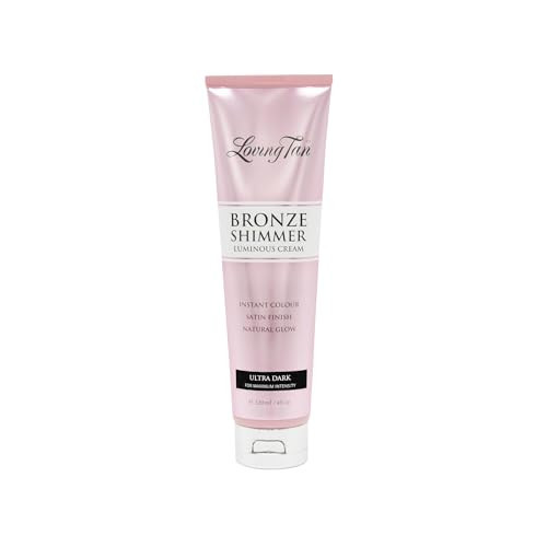 Loving Tan Bronze Shimmer Luminous Cream, Ultra Dark - Streak Free, Natural Looking, Instant Sunless Tanner - 6+ Self Tanning Applications per Tube, Cruelty Free - 4 FL Oz | Amazon (US)