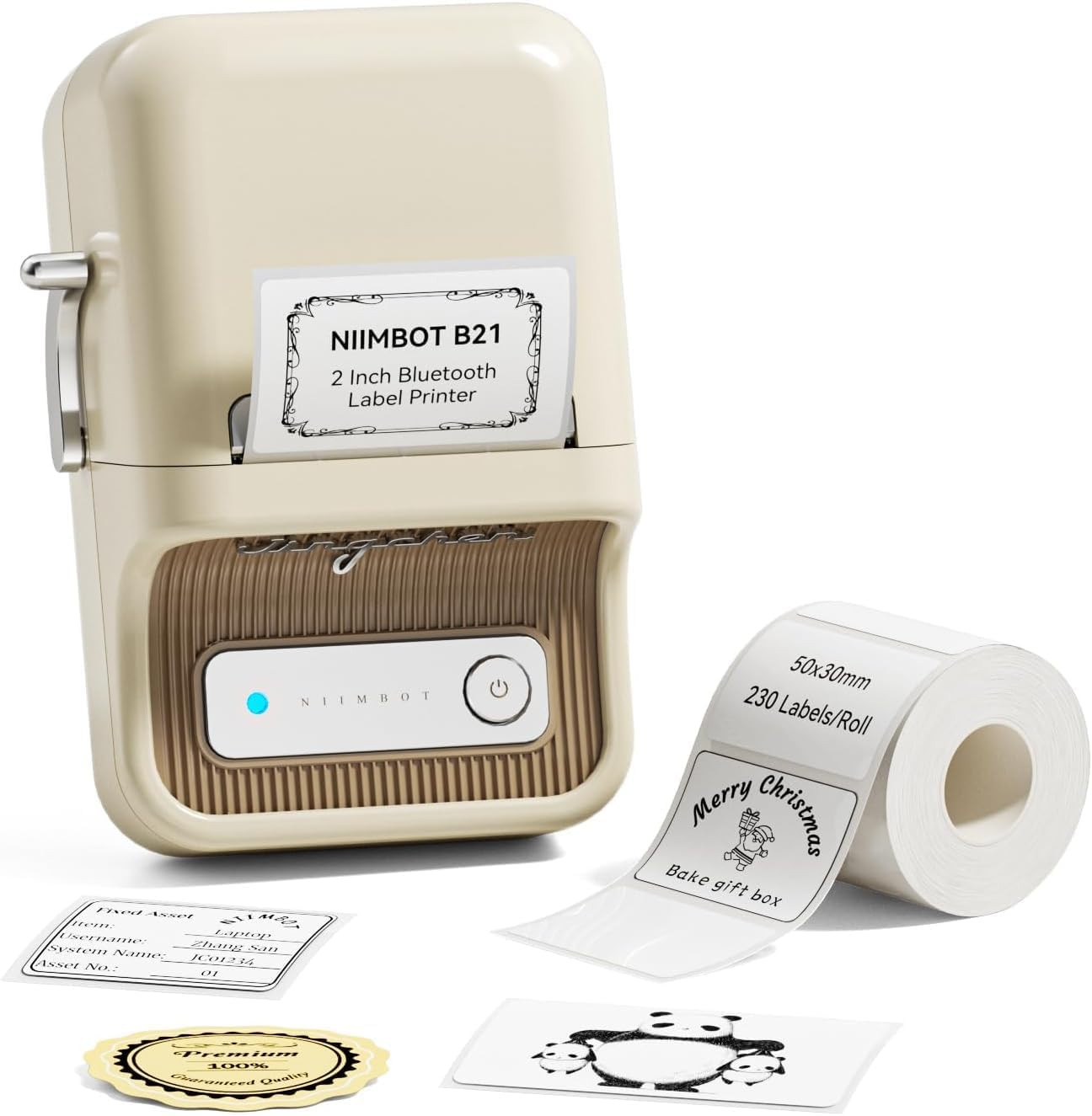 NIIMBOT B21 Label Maker, Thermal Label Printer, Portable Inkless Label Makers for Home/Office/Bus... | Amazon (US)