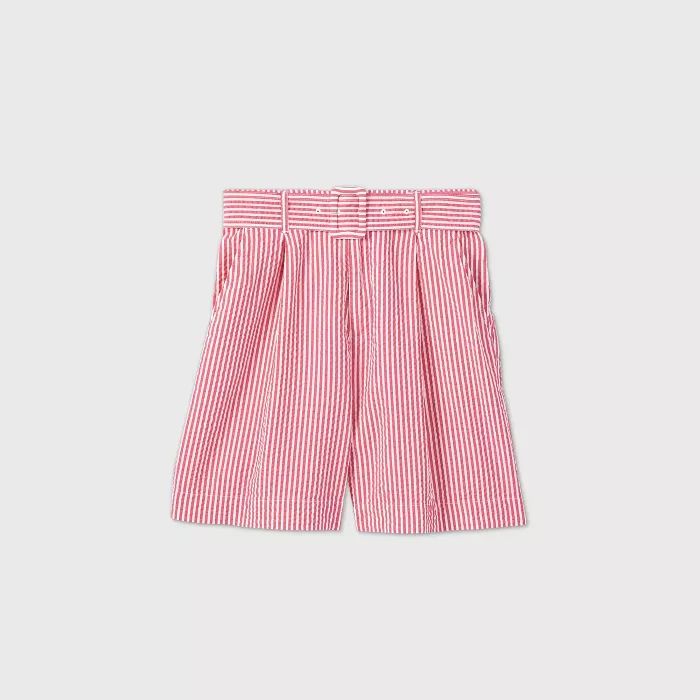 Women's Belted High-Rise Shorts - A New Day™ | Target