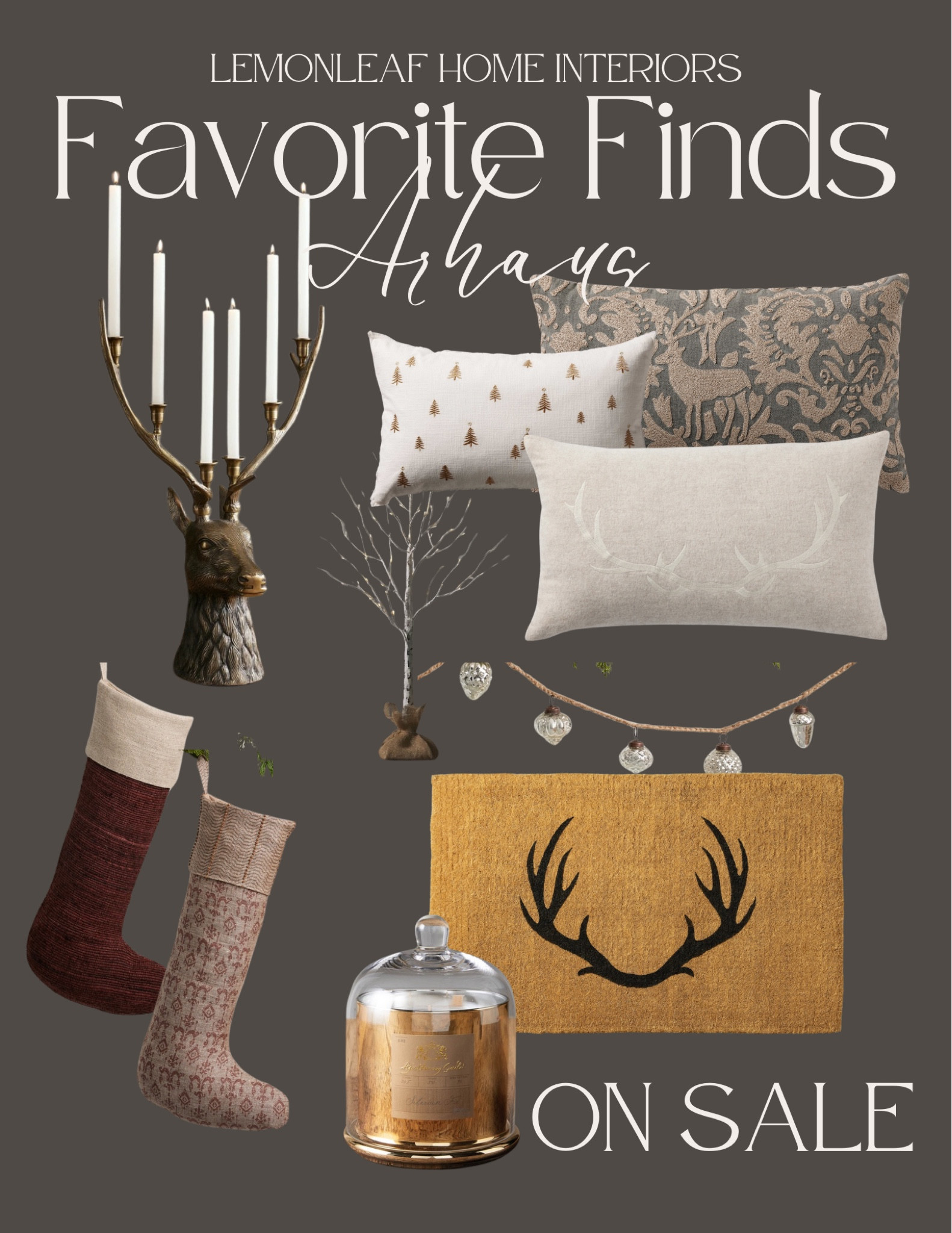 Christmas decor on sale at Arhaus. Holiday decor that will elevate your home this season. 



#LTKsalealert #LTKHoliday #LTKhome