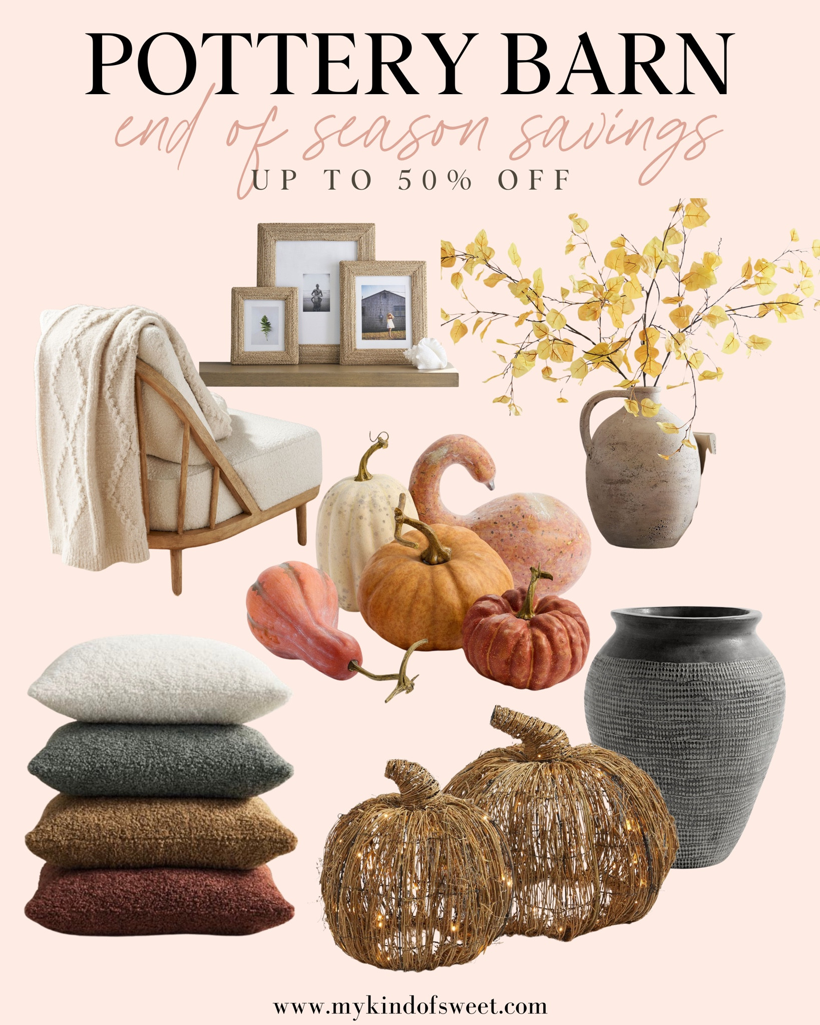 These Pottery Barn fall finds are on sale for their end of season savings. I love the pumpkin decor for fall.

#LTKSeasonal #LTKSaleAlert #LTKHome