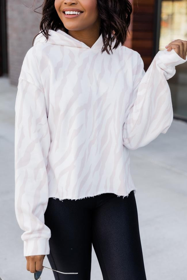 Show Your Enthusiasm Animal Print Blush Pullover | The Pink Lily Boutique