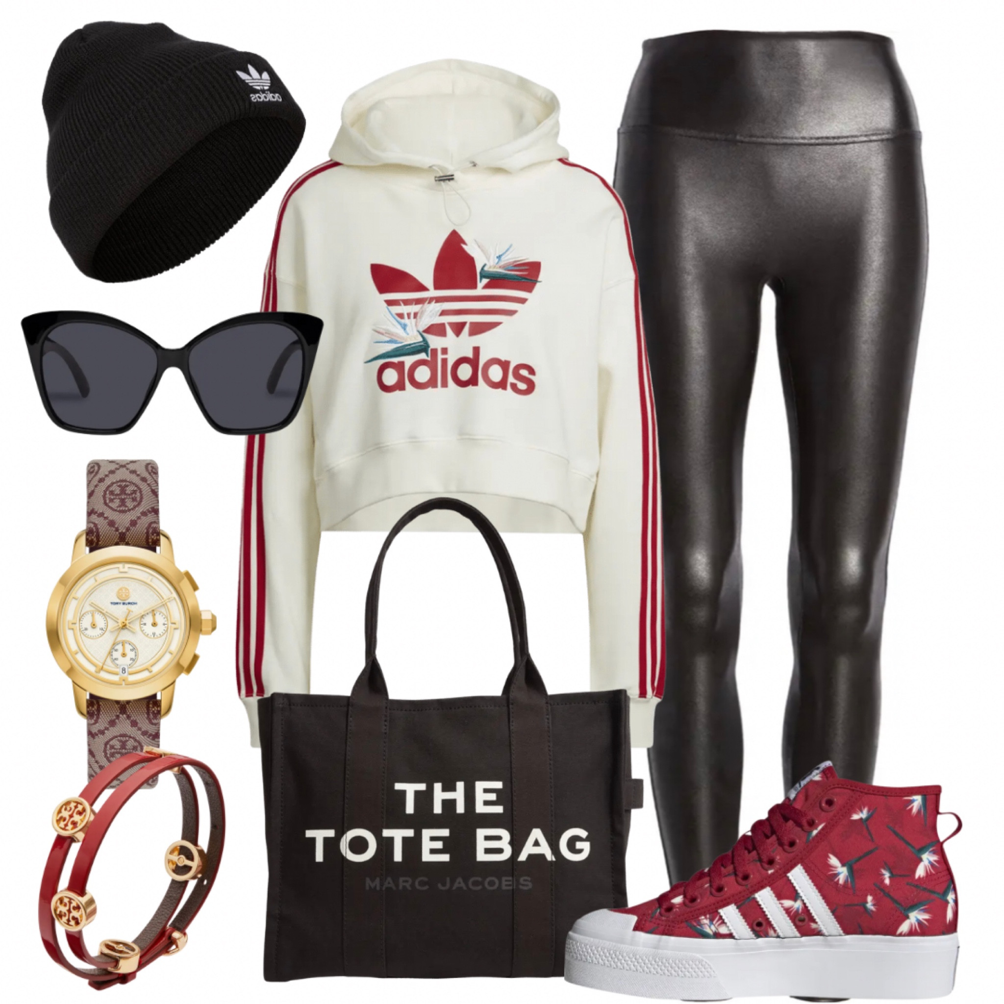 Red for Christmas or early valentines?? 
Adidas hoodie #adidashoodie 
#spanx 
#hightop 
#marcjacobs 

#LTKFind #LTKunder100 #LTKSeasonal