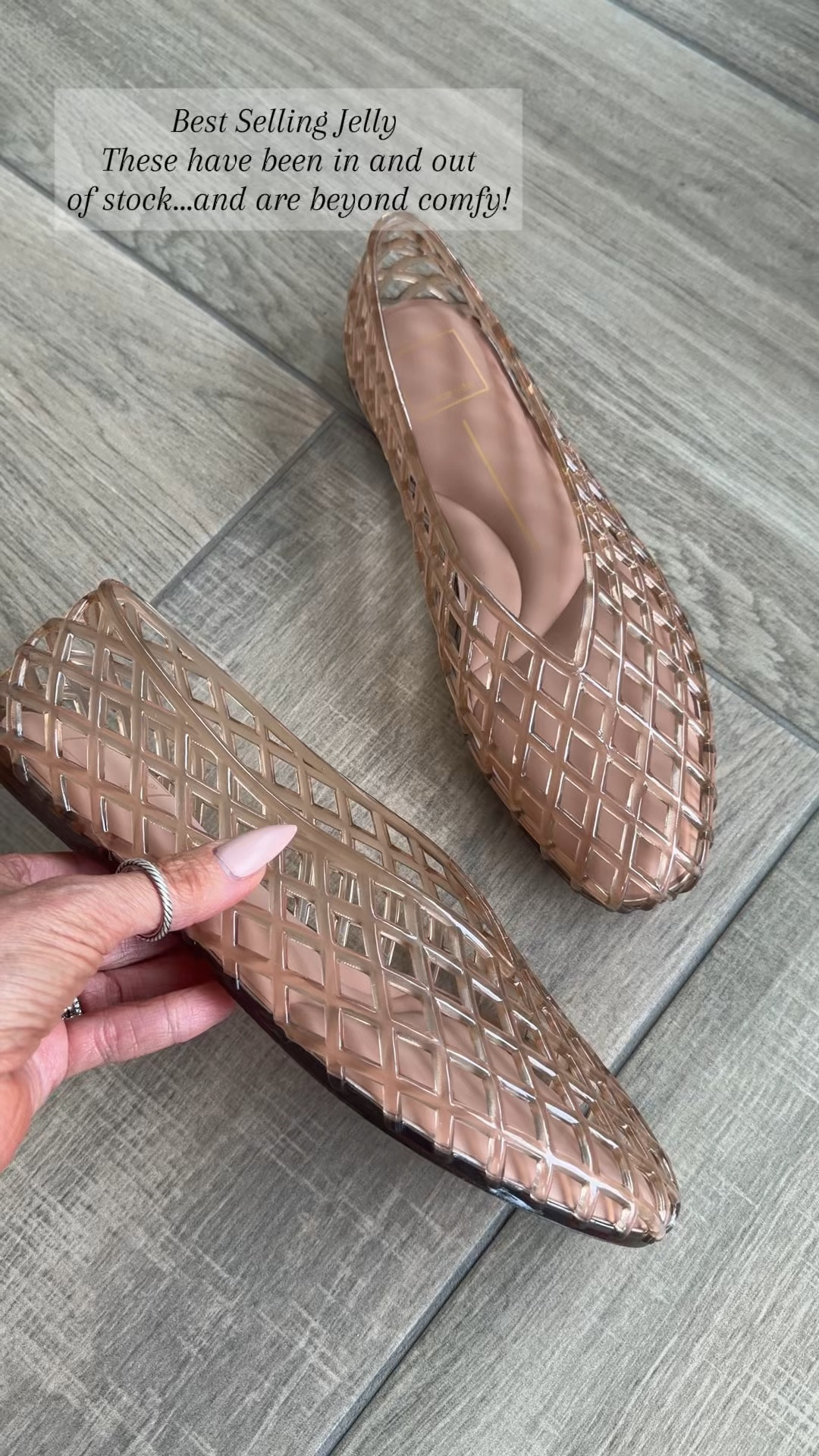 Best selling jelly sandals of the season! The amount of times these have flown out of stock. They come in a few colors and are beyond comfortable…every shoe should be this delicious 
Run tts 
Linking my favorite jelly sandals and heels of the season 


#LTKSeasonal #LTKOver40 #LTKootd