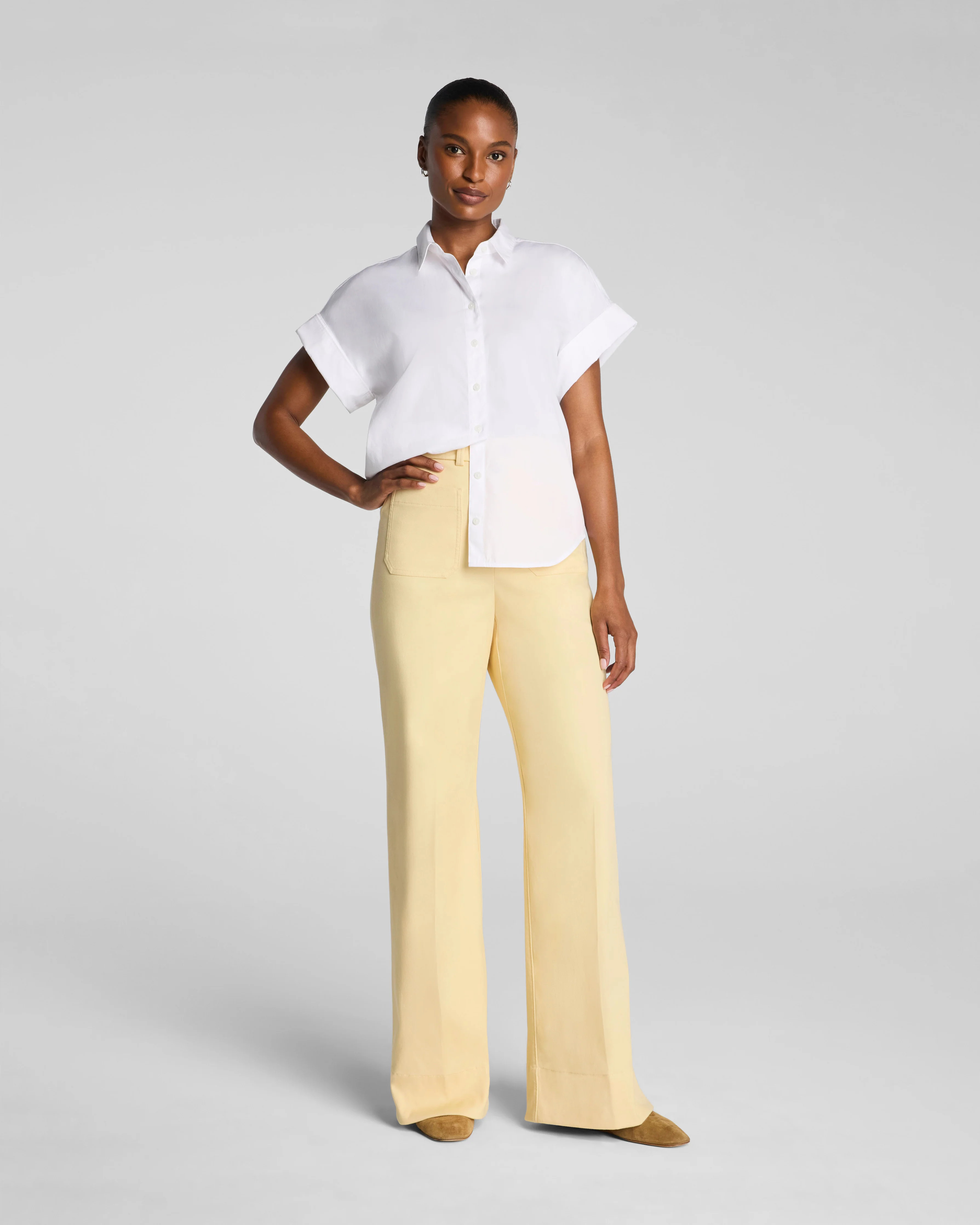 SPANXsupersmooth™ Wide Leg Pant | Patch Pockets | Spanx