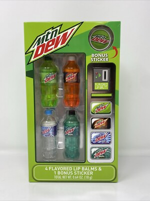 Mtn Dew Flavored Lip Balm In Bottle Shaped Containers 4 Flavors! See Description | eBay | eBay US