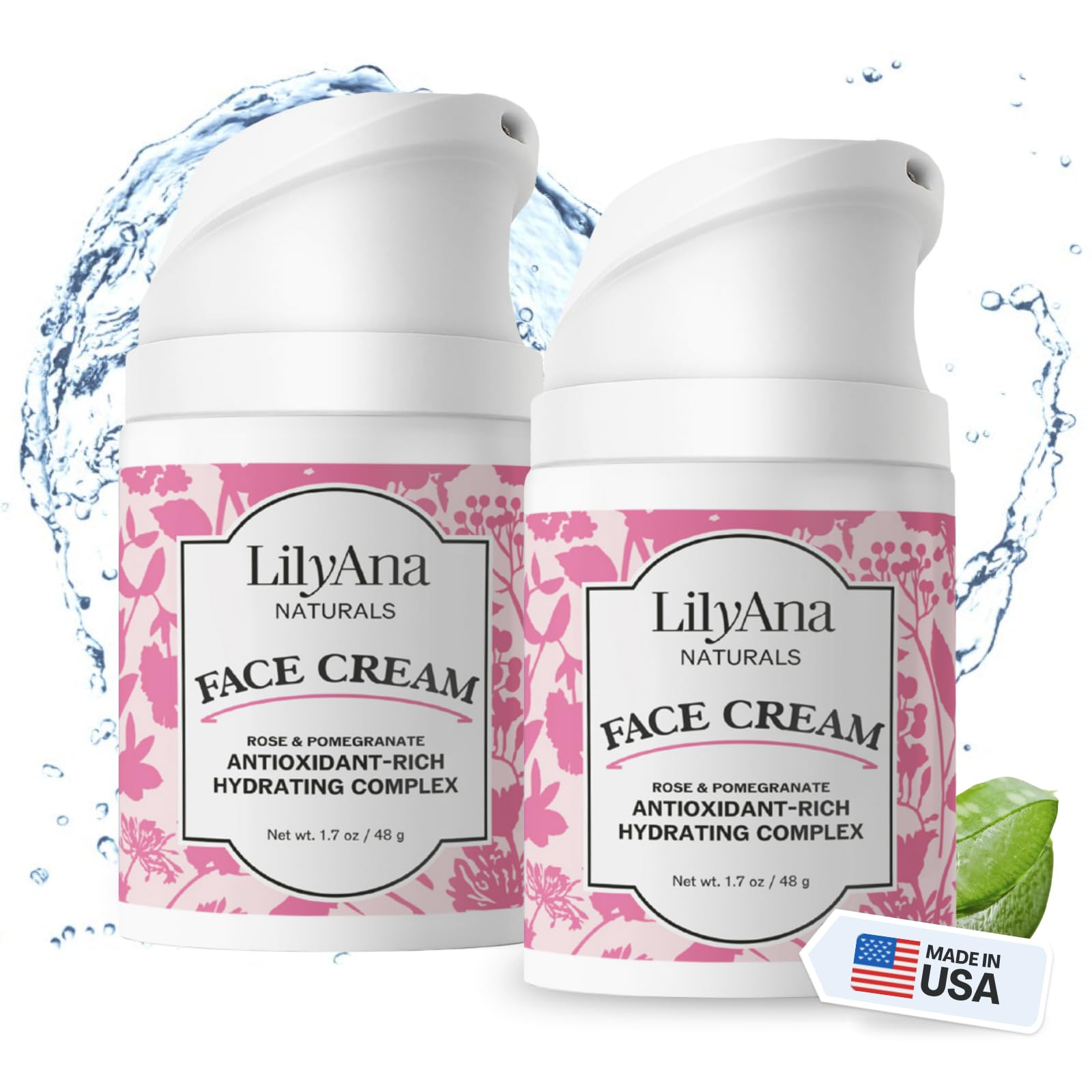 LilyAna Naturals Face and Neck Moisturizer for Women and Men - Moisturizer Face and Neck Cream fo... | Amazon (US)