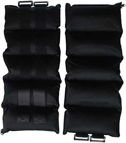 CAP Barbell HHA-CB020A1 10-Pound Pair Adjustable Ankle Weights, Black | Amazon (US)