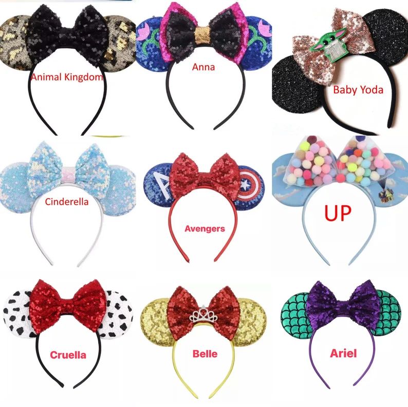 Princess Ears Minnie Ears Princess Headband Princess Mickey | Etsy | Etsy (US)