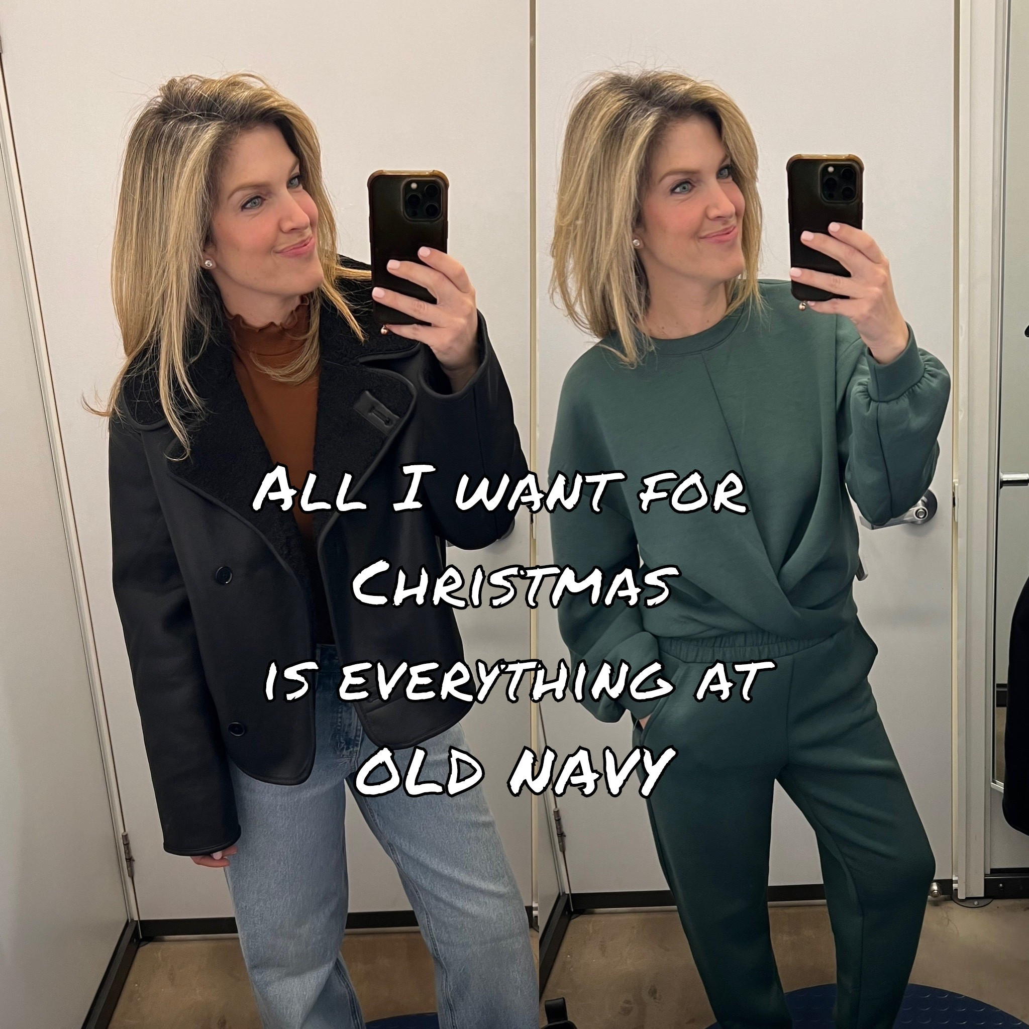 All I want for Christmas is…the entire Old Navy store! Comment “SHOP” for links, or shop via the LTK link in my bio, in stories or my “December Reels” highlight! Note: you must be following me so I can send you a message with the links! 

Loving all of these new pieces for fall…and everything is on sale now😮‍💨 DM me for any questions on sizing! #casual #casualstyle #springstyle #springfashion #affordablefashion #affordablestyle #over30sfashion #over30style #designerlookalike #oldnavy #oldnavystyle #oldnavyfashion #over40sstyle #over40sfashion

#LTKStyleTip 

#LTKFindsUnder50 #LTKHoliday #LTKmomlife