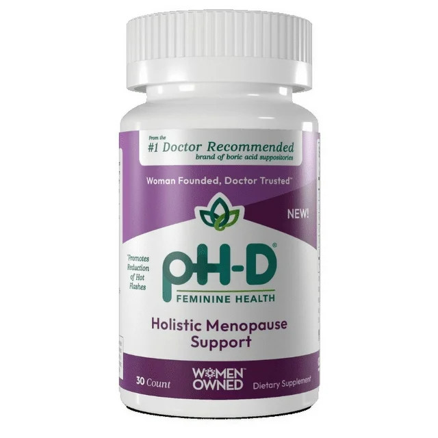 pH-D Feminine Health Holistic Menopause Support with CON-CRET Concentrated Creatine, 30 Count | Walmart (US)