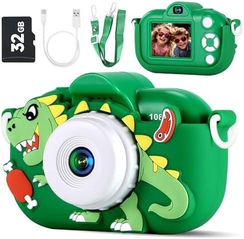 Kids Camera Boys Toys for 3 4 5 6 7 8 9 Years Old Boys, 48MP Dual Lens Kids Digital Camera Christ... | Amazon (US)