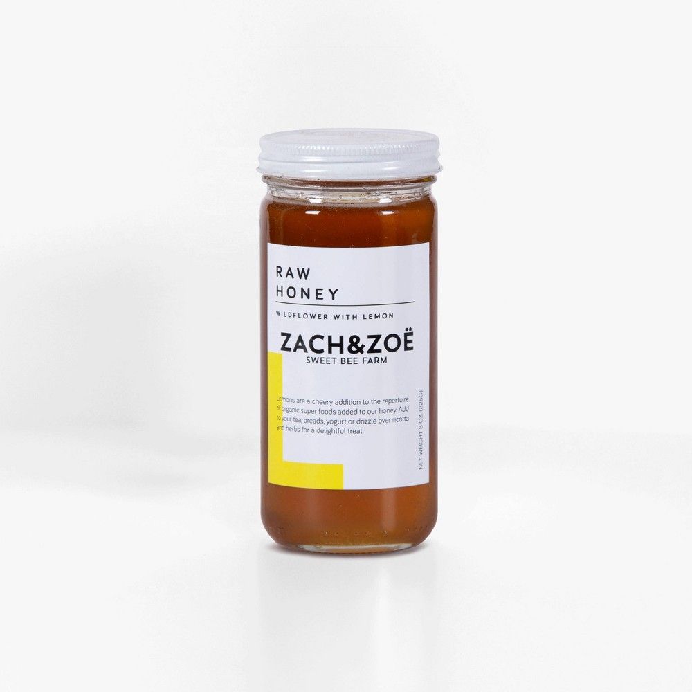 Zach and Zoe Wildflower Honey with Lemon - 8oz | Target