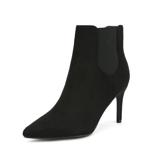 Dream Pairs Women's Fashion Stilettos High Heel Pointed Toe Ankle Boots KIZZY-1 BLACK/SUEDE Size ... | Walmart (US)