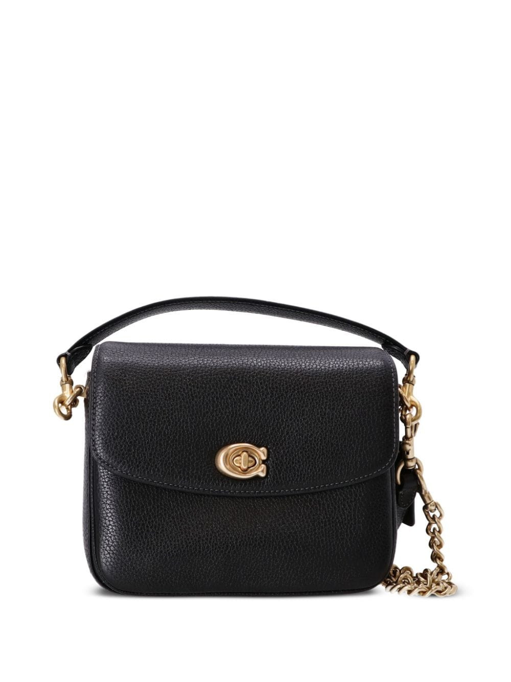 Coach Cassie 19 leather crossbody bag - Black | Farfetch Global