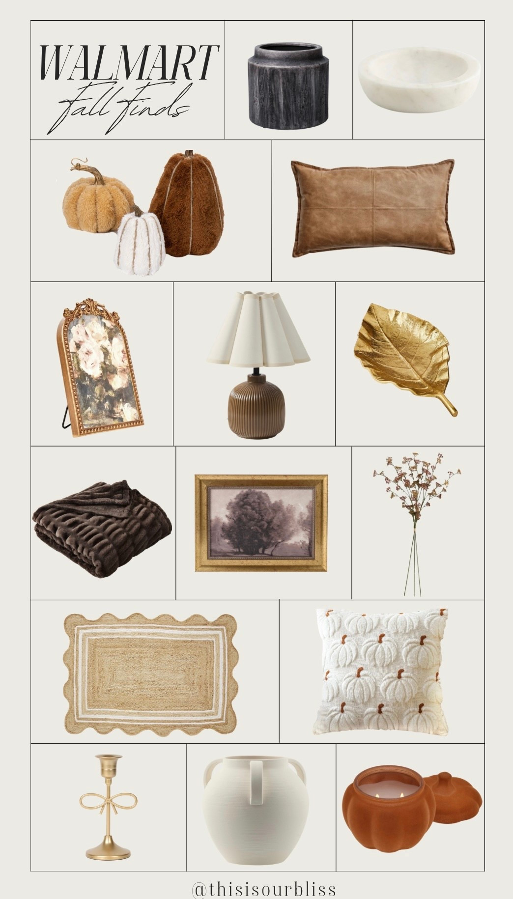 Fall finds from Walmart! The cutest decor pieces to spruce up your home for the fall season and at great prices!! 🍂🤎

Walmart, Walmart home, Walmart decor, fall decor, Info, look for less



#LTKHome #LTKFindsUnder50 #LTKSeasonal