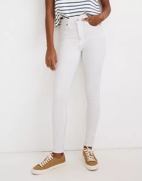 10" High-Rise Skinny Jeans in Pure White | Madewell