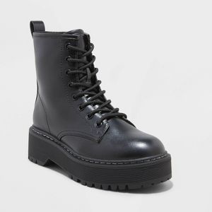 Women's Erin Lace-Up Combat Boots - Universal Thread™ | Target