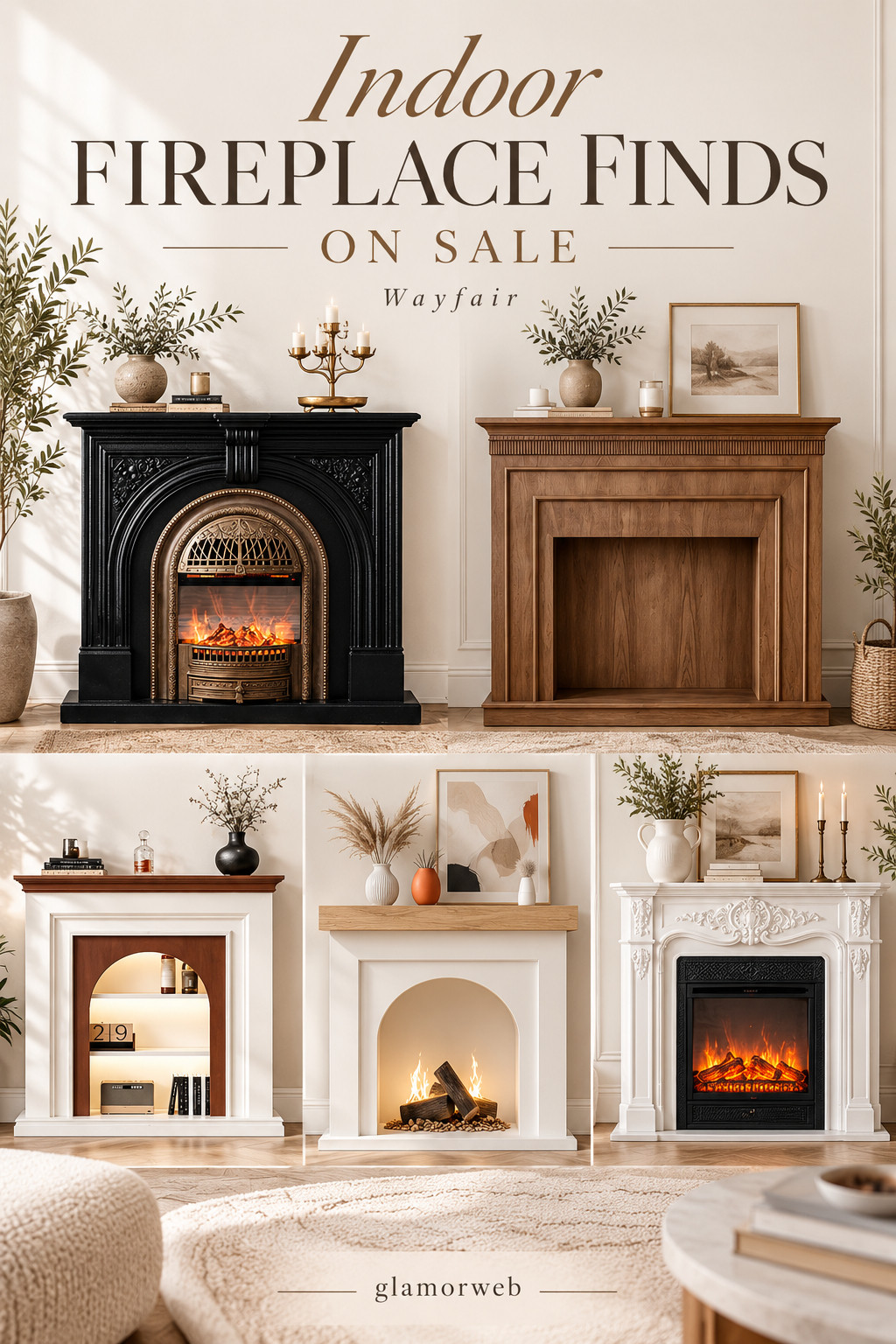 Obsessed with these indoor fireplace finds from Wayfair 😍🔥 If you’re trying to make your home feel extra cozy, warm, and elevated, these are so good. I found such a pretty mix of minimalist, unique, and statement-making fireplace styles that can totally transform a living room, bedroom, or cozy corner. Some are sleek and modern, some have that timeless classic look, and all of them give that warm designer-home feel. Plus, they’re on sale, which makes them even better. Such a perfect home find for cozy season.
#WayfairFinds #IndoorFireplace #FireplaceFinds #ElectricFireplace #MinimalistHome #CozyHome #HomeDecorFinds #LivingRoomInspo #ModernHomeDecor #NeutralHomeDecor #FireplaceDecor #CozyLivingRoom #HomeInspo #InteriorInspo #WarmAndCozy #MinimalistDecor #HomeStyling #LivingRoomDecor #UniqueHomeFinds #AffordableHomeDecor #FireplaceIdeas #OnSaleFinds #CozySeason #WayfairSale #HomeDecorLover 

 #LTKSeasonal #LTKHome #LTKSaleAlert