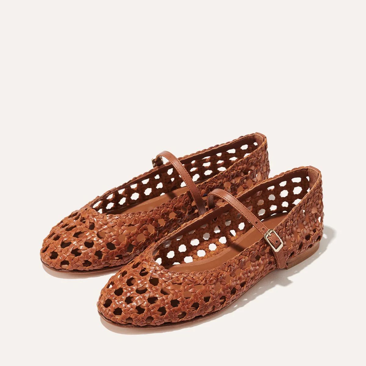 The Demi Jane - Saddle Woven Leather | Margaux