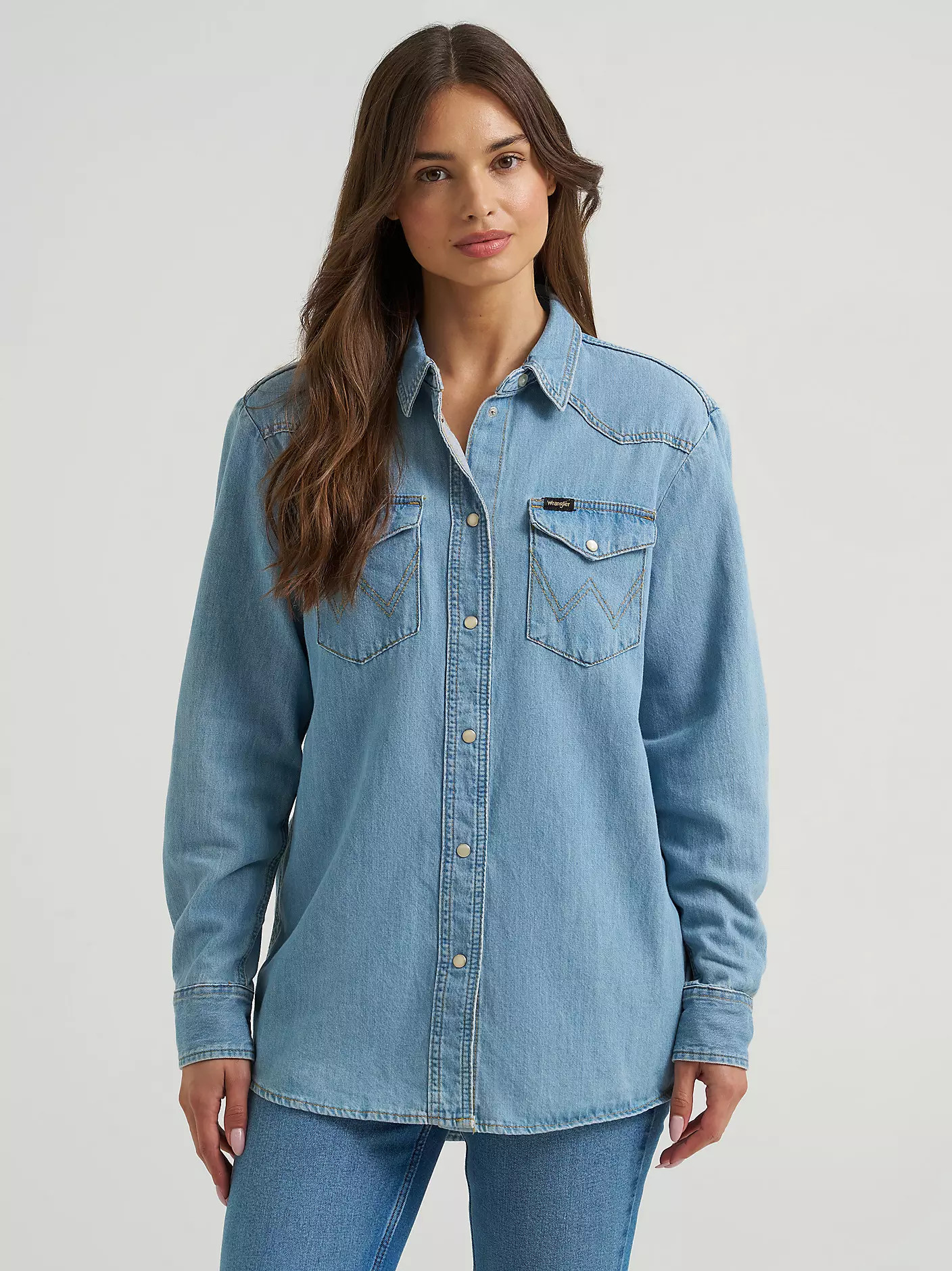 Women's Boyfriend Denim Shirt | Wrangler