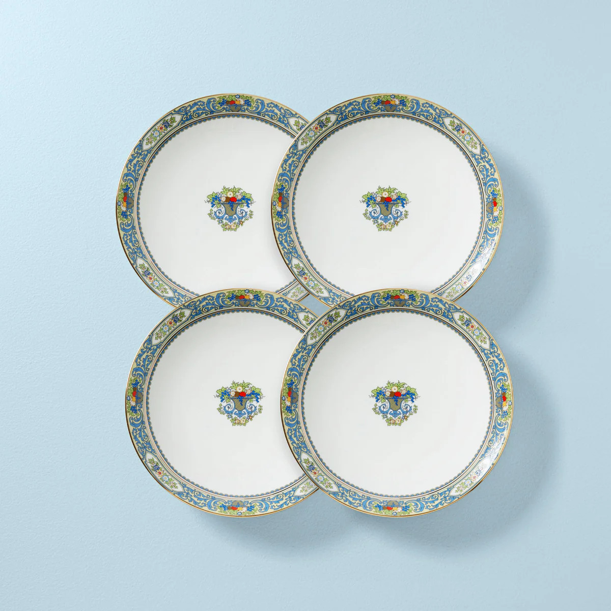 Autumn White 4-Piece Dinner Plate Set | Lenox